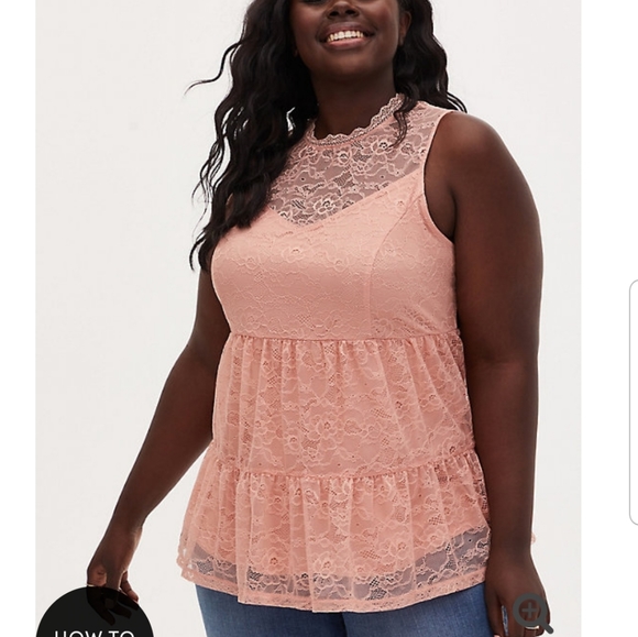 Torrid Lace Tiered Top - Picture 6 of 6
